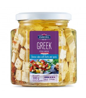 Queso Estilo Griego Con Hierbas Y Especias X 300g