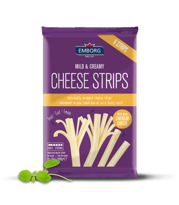 Strips Cheese  X 168g