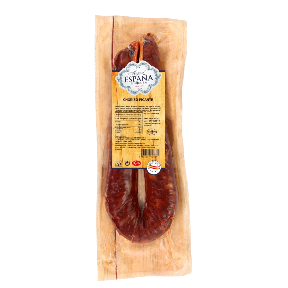 Chorizo Sarta Extra Picante x 200g