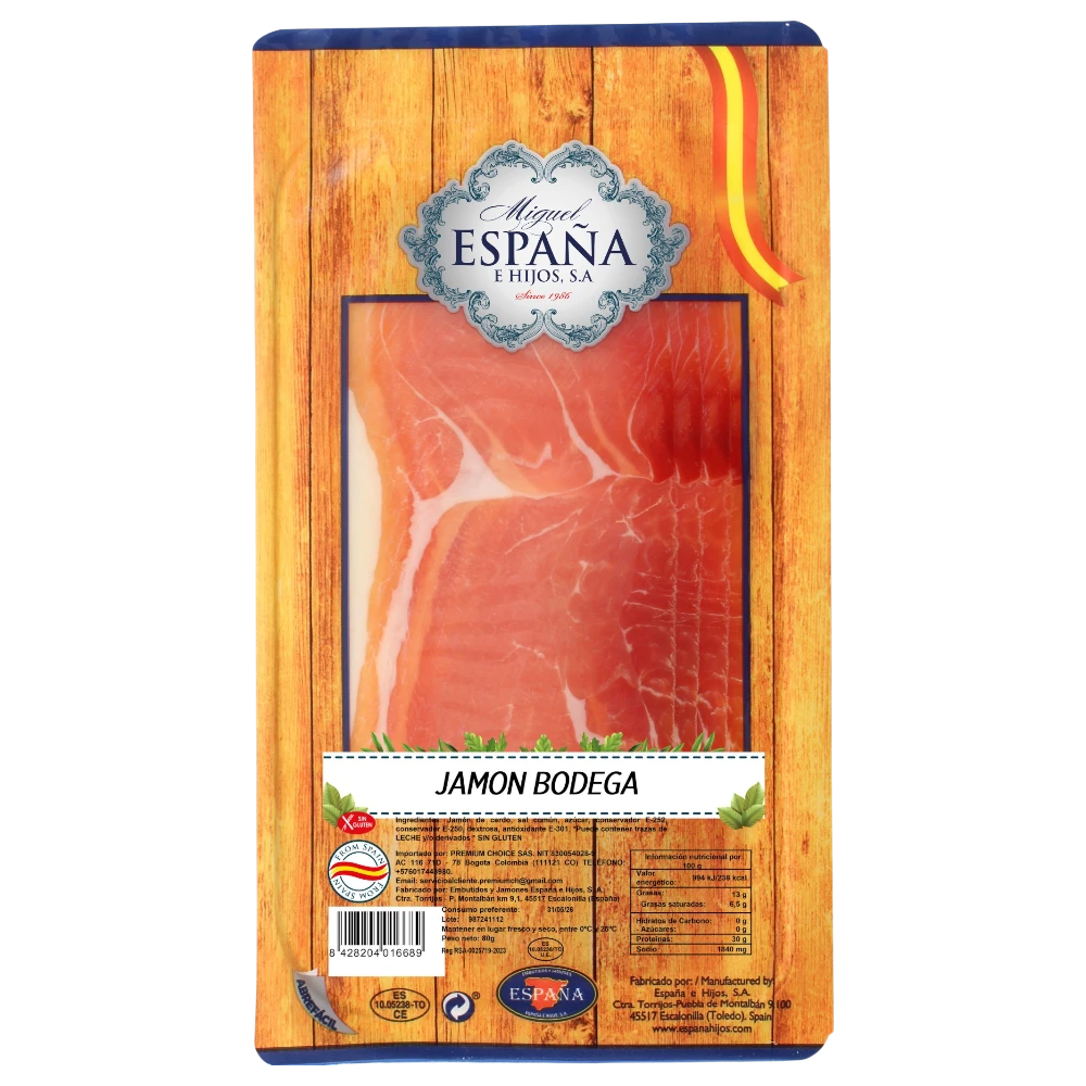 Jamón Bodega Sobre x 80g
