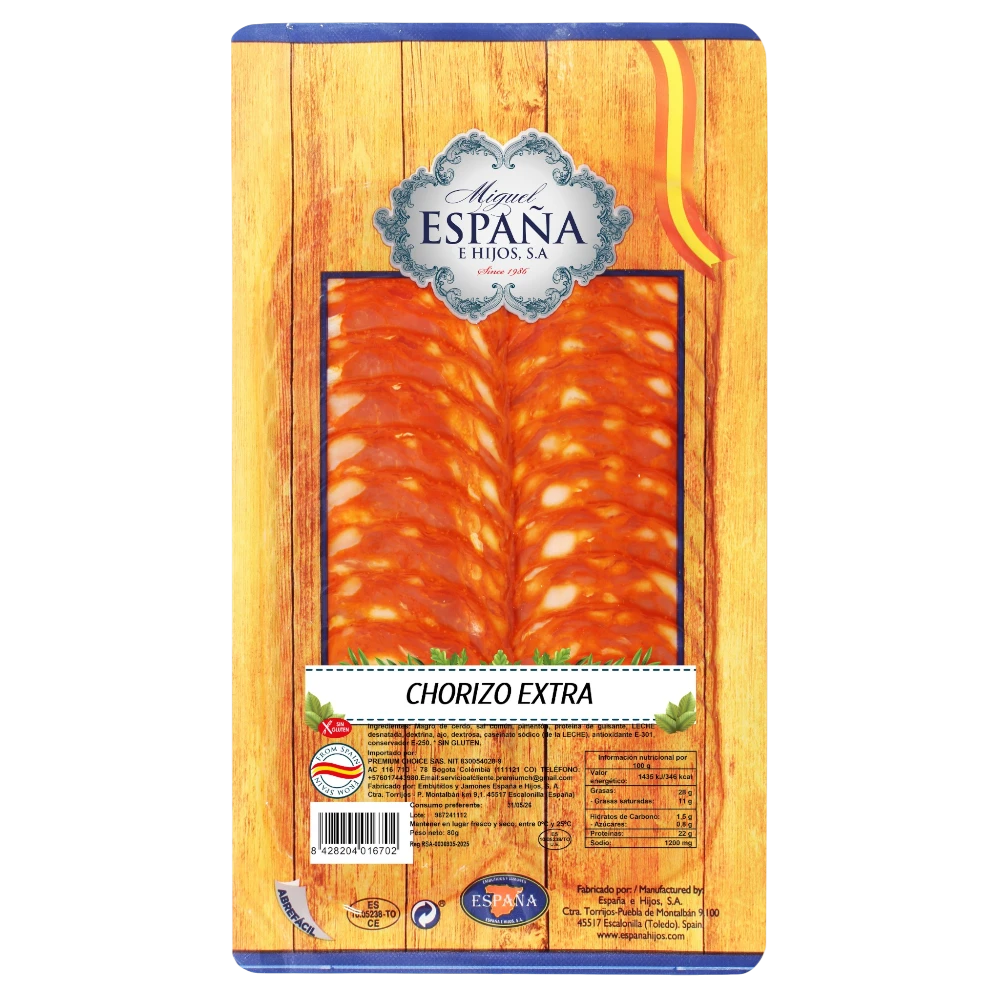 Chorizo Extra Sobre x 80g