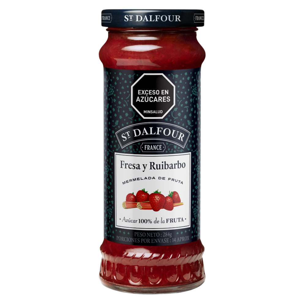 Mermelada Fresa y Ruibarbo X 284g